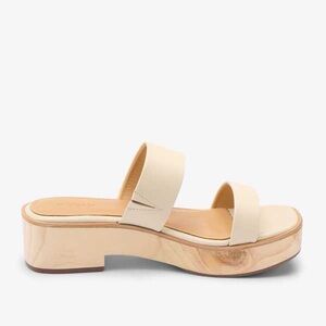 NWT Nisolo Ellie Clogs in Bone